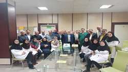 برگزاری مراسم تکریم و بازنشستگی دکتر یوسف جلالی رودسری در بیمارس