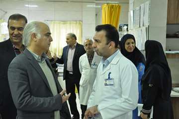 بازدید دکتر کردی معاون بین الملل 11 فروردین