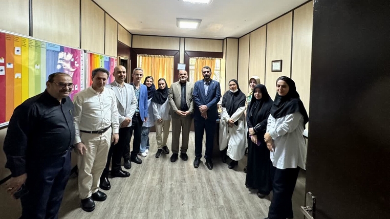 بازدید رئیس دانشکده پزشکی دانشگاه سبطین عراق(شعبه بین الملل دانشگاه علوم پزشکی تهران در کربلا) از بیمارستان بهارلو