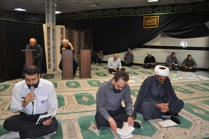صبحگاه معنوی محرم با زمزمه زیارت عاشورا در بیمارستان بهارلو