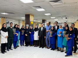 بازدید نوروزی مدیر بیمارستان بهارلو از تمام بخشها و واحدها در نخستین روز سال ۱۴۰۵