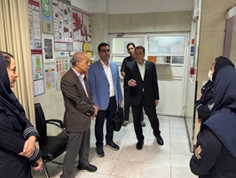 بازدید مشاوران معاونت درمان دانشگاه علوم پزشکی تهران از بیمارستان بهارلو 