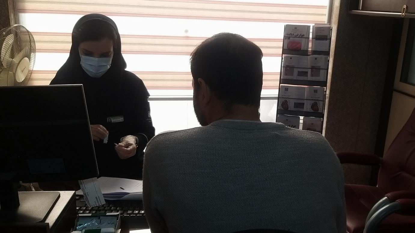 غربالگری و برگزاری وبینار آموزشی به مناسبت هفته ملی دیابت در بیمارستان بهارلو